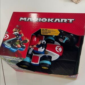 Mario Kart Red and Blue Toy Car